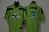 Nike Seahawks 3 Russell Wilson Green Team Big Logo Number Vapor Untouchable Limited Jersey,baseball caps,new era cap wholesale,wholesale hats